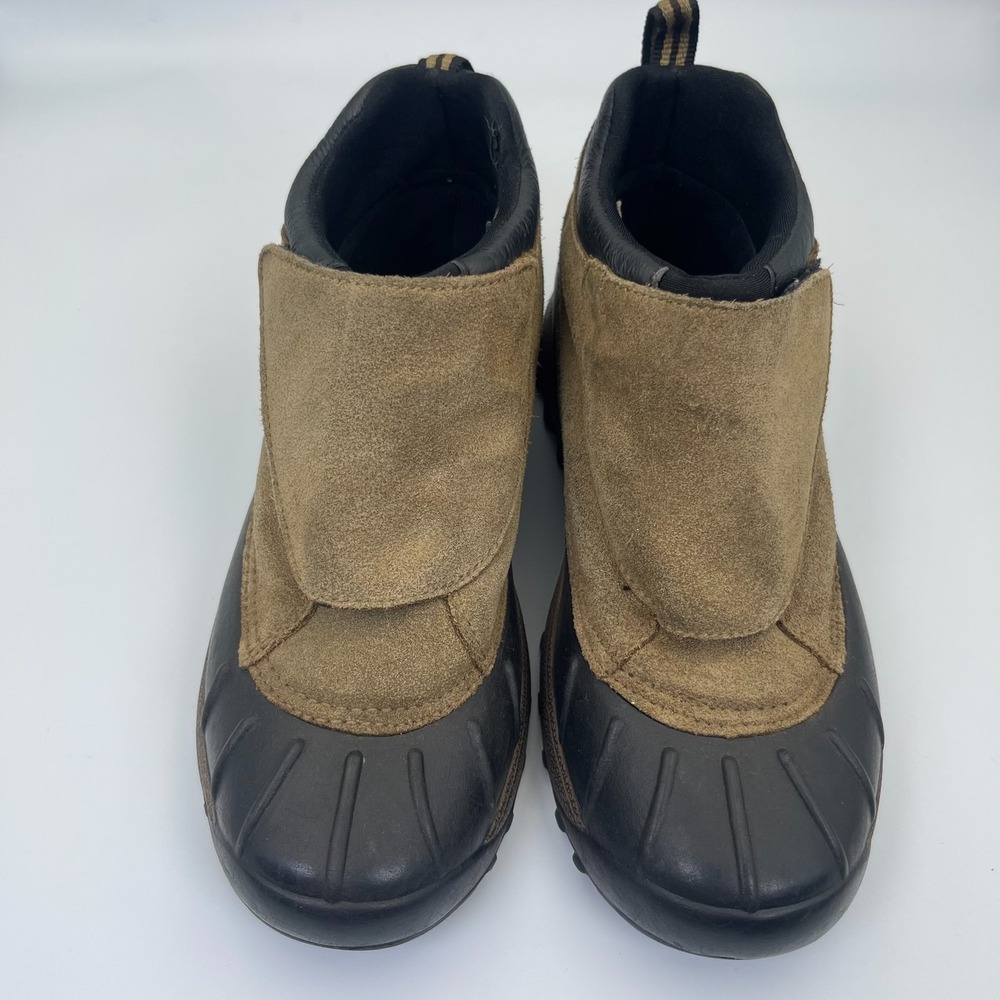 Comfortemp Waterproof Duck Winter‎ Snow Boots Men's Size 9 Brown Suede Leather